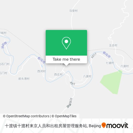 十渡镇十渡村来京人员和出租房屋管理服务站 map