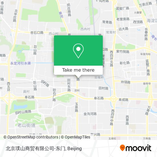 北京璞山商贸有限公司-东门 map