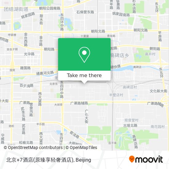 北京+7酒店(原臻享轻奢酒店) map