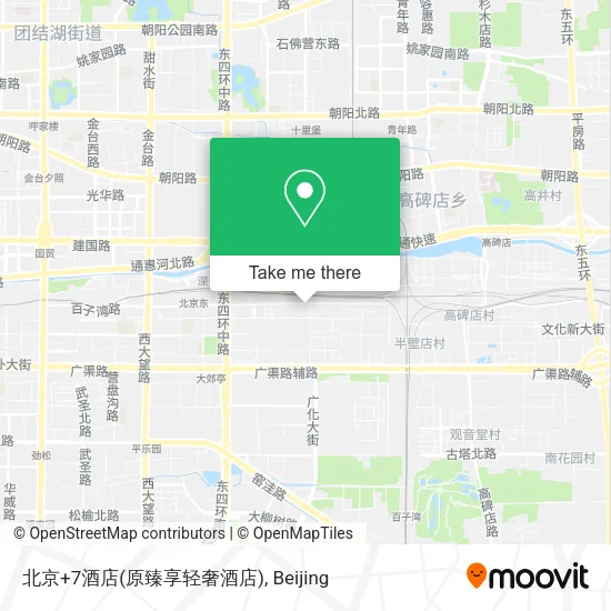 北京+7酒店(原臻享轻奢酒店) map