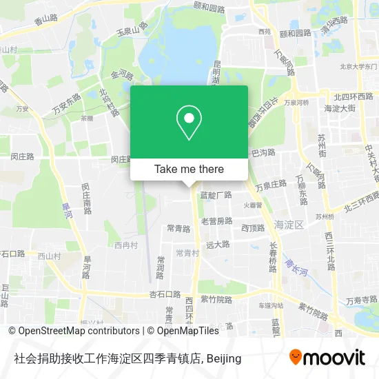 社会捐助接收工作海淀区四季青镇店 map