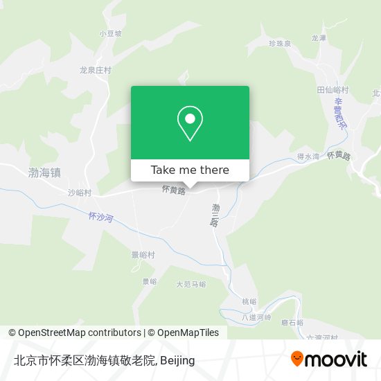 北京市怀柔区渤海镇敬老院 map