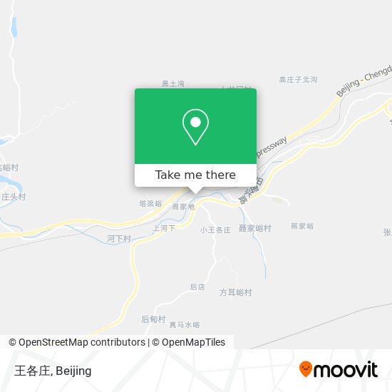 王各庄 map