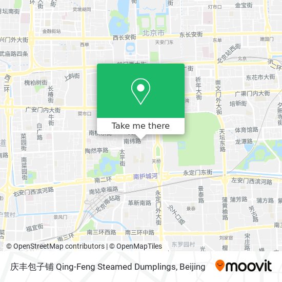 庆丰包子铺 Qing-Feng Steamed Dumplings map