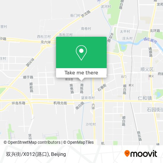 双兴街/X012(路口) map
