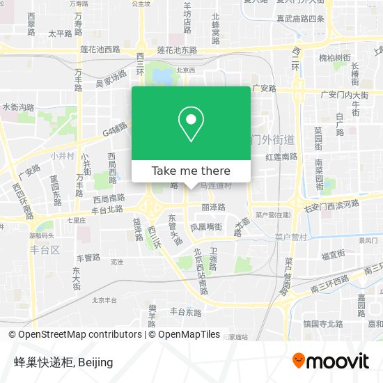 蜂巢快递柜 map