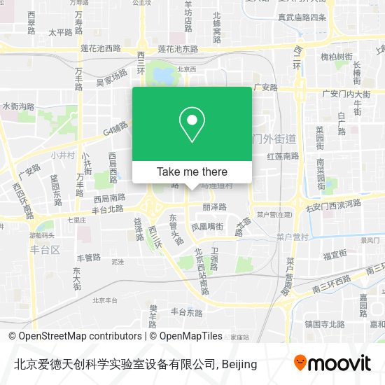 北京爱德天创科学实验室设备有限公司 map