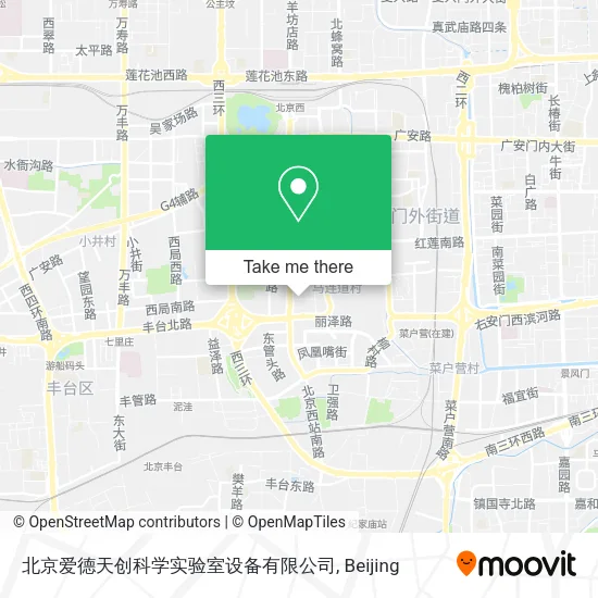 北京爱德天创科学实验室设备有限公司 map