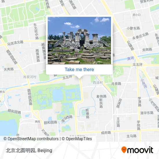 北京北圆明园 map