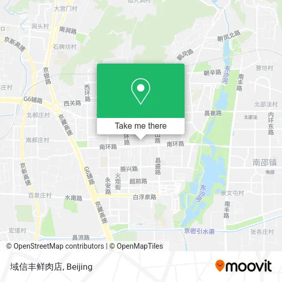 域信丰鲜肉店 map