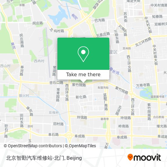 北京智勤汽车维修站-北门 map
