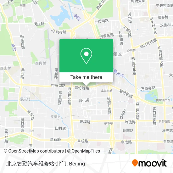 北京智勤汽车维修站-北门 map