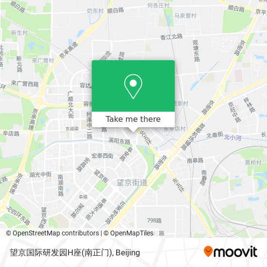 望京国际研发园H座(南正门) map