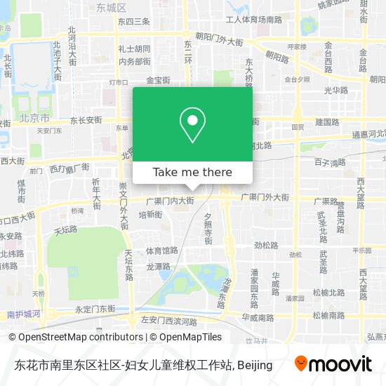东花市南里东区社区-妇女儿童维权工作站 map