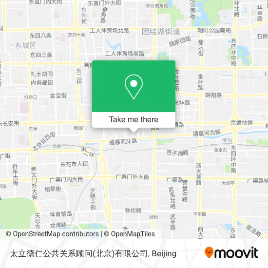 太立德仁公共关系顾问(北京)有限公司 map