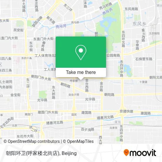 朝阳环卫(呼家楼北街店) map