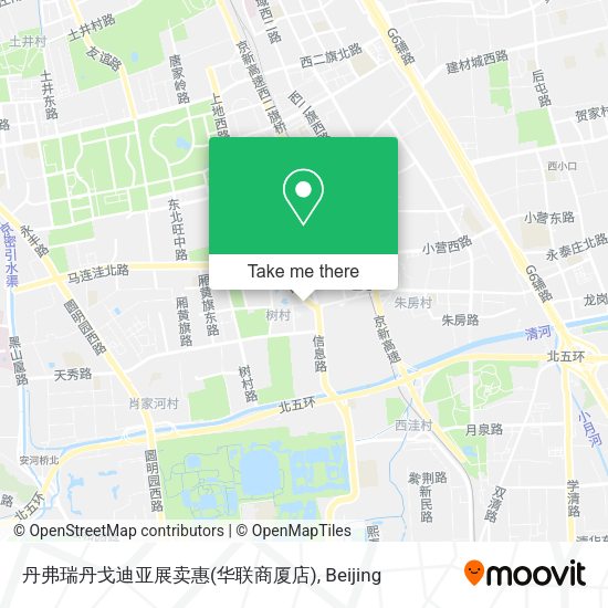 丹弗瑞丹戈迪亚展卖惠(华联商厦店) map