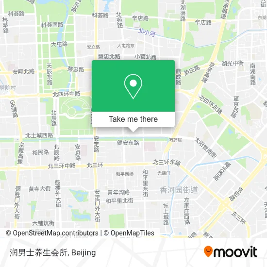 润男士养生会所 map