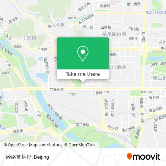 经络堂足疗 map
