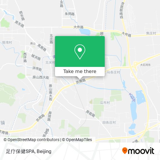 足疗保健SPA map