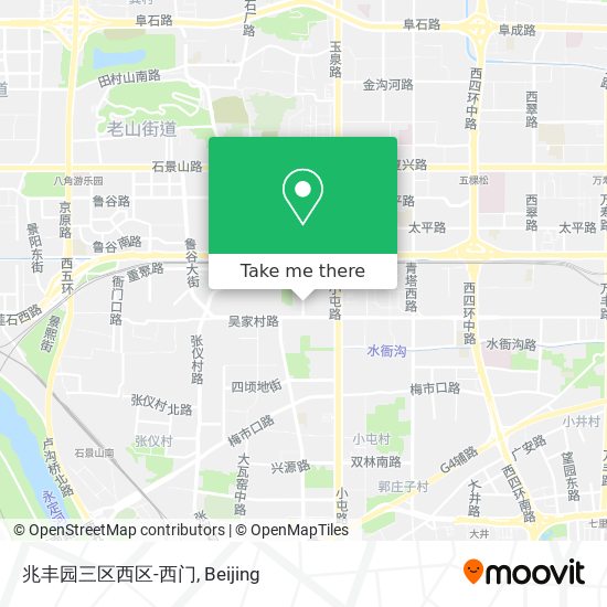 兆丰园三区西区-西门 map