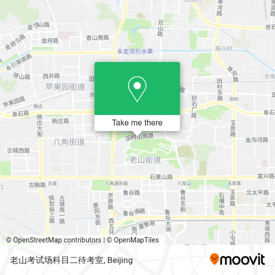 老山考试场科目二待考室 map