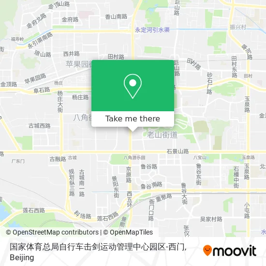 国家体育总局自行车击剑运动管理中心园区-西门 map