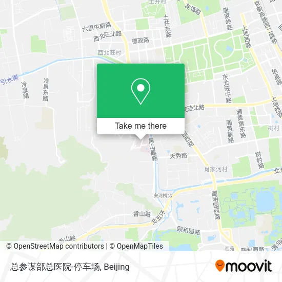 总参谋部总医院-停车场 map