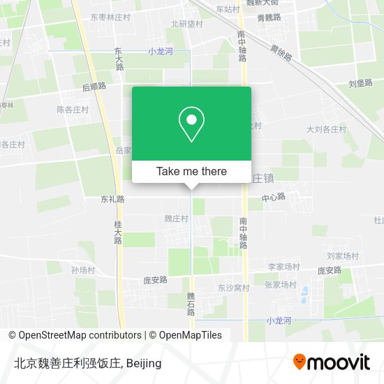 北京魏善庄利强饭庄 map