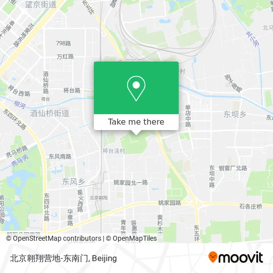 北京翱翔营地-东南门 map