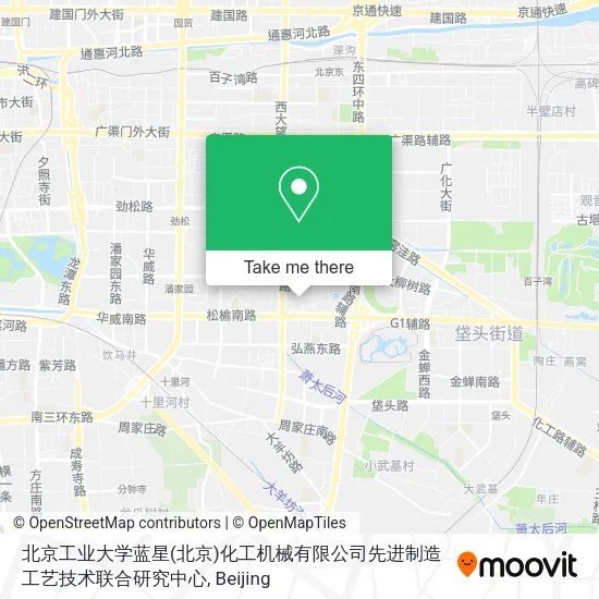 北京工业大学蓝星(北京)化工机械有限公司先进制造工艺技术联合研究中心 map