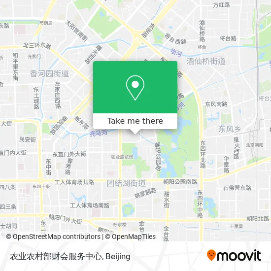 农业农村部财会服务中心 map