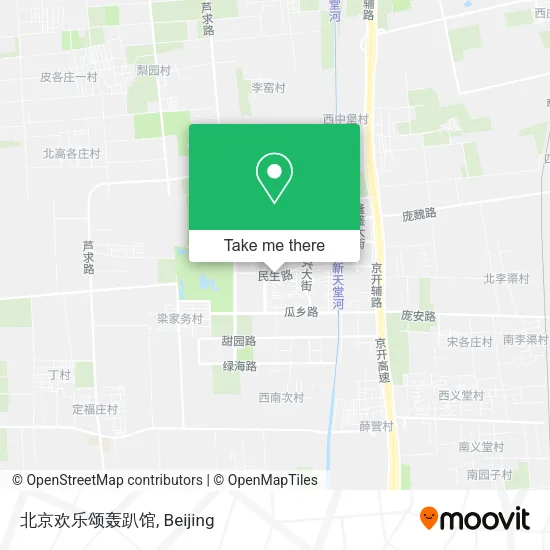 北京欢乐颂轰趴馆 map