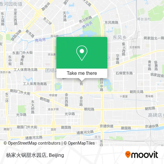 杨家火锅甜水园店 map