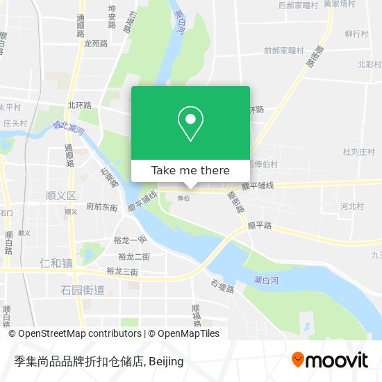 季集尚品品牌折扣仓储店 map