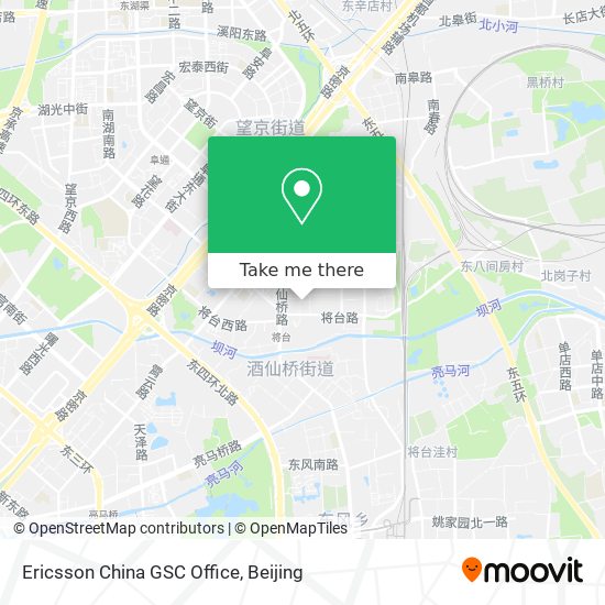 Ericsson China GSC Office map