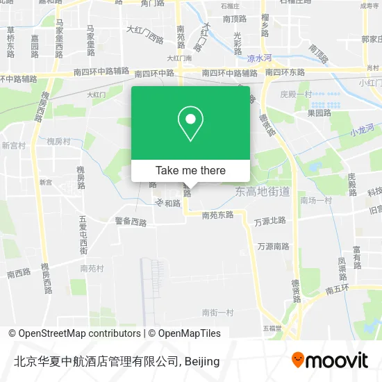 北京华夏中航酒店管理有限公司 map
