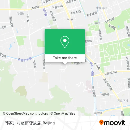 韩家川村赵丽蓉故居 map