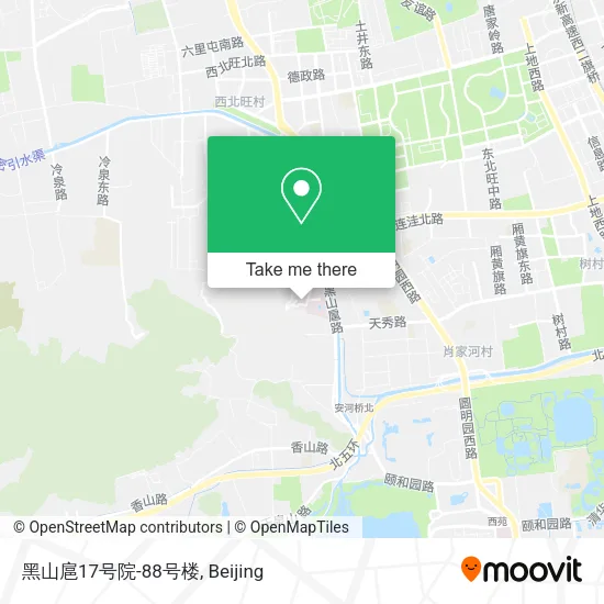 黑山扈17号院-88号楼 map