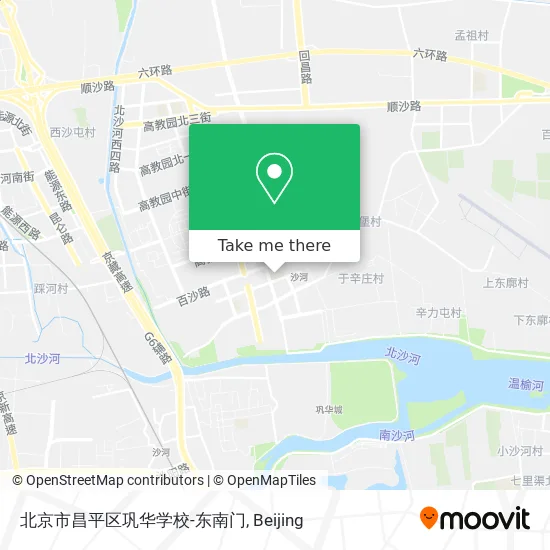 北京市昌平区巩华学校-东南门 map