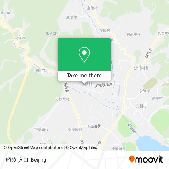 昭陵-入口 map