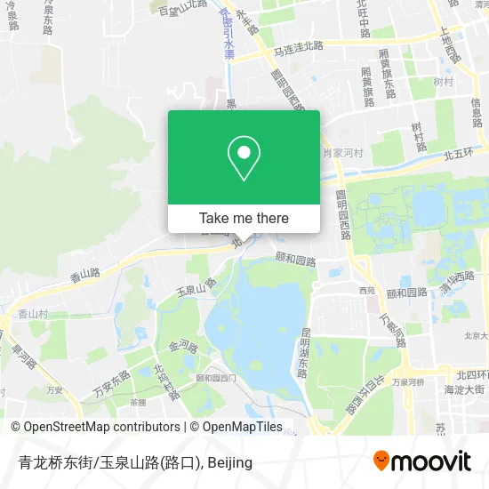 青龙桥东街/玉泉山路(路口) map