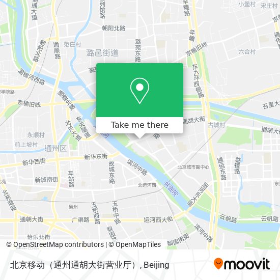 北京移动（通州通胡大街营业厅） map
