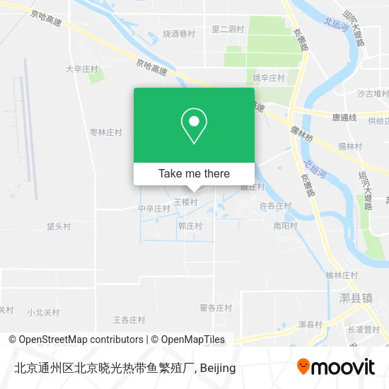 北京通州区北京晓光热带鱼繁殖厂 map