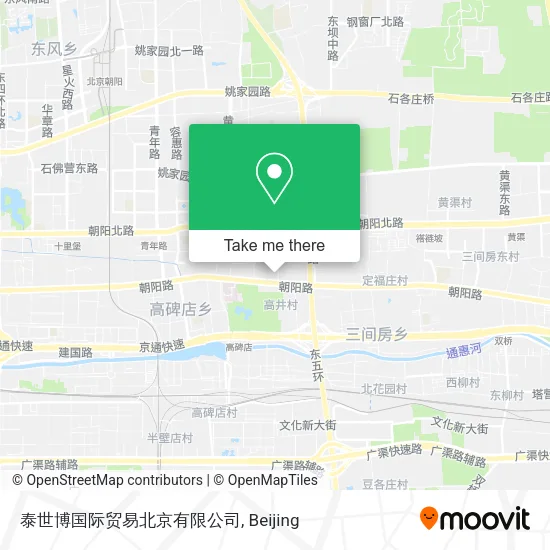 泰世博国际贸易北京有限公司 map