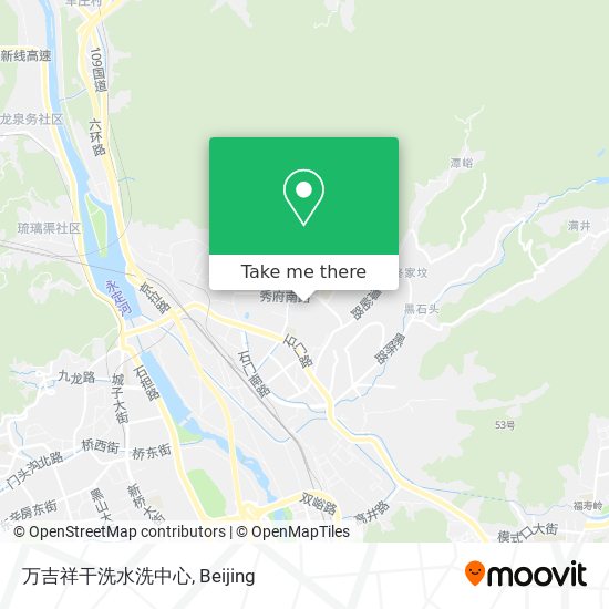 万吉祥干洗水洗中心 map