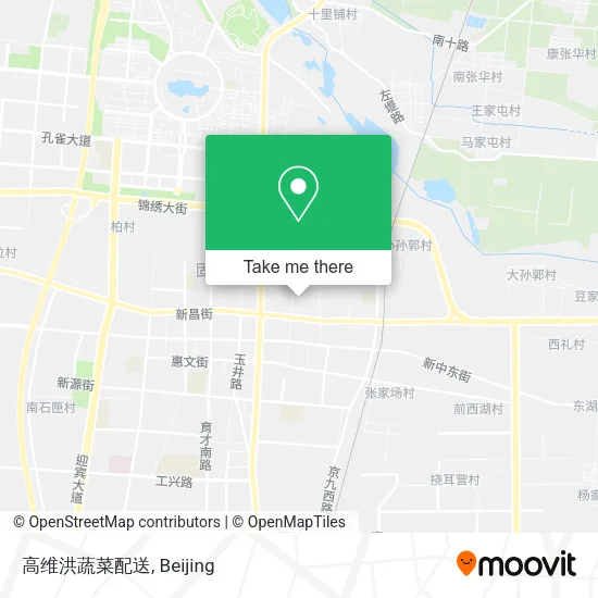 高维洪蔬菜配送 map