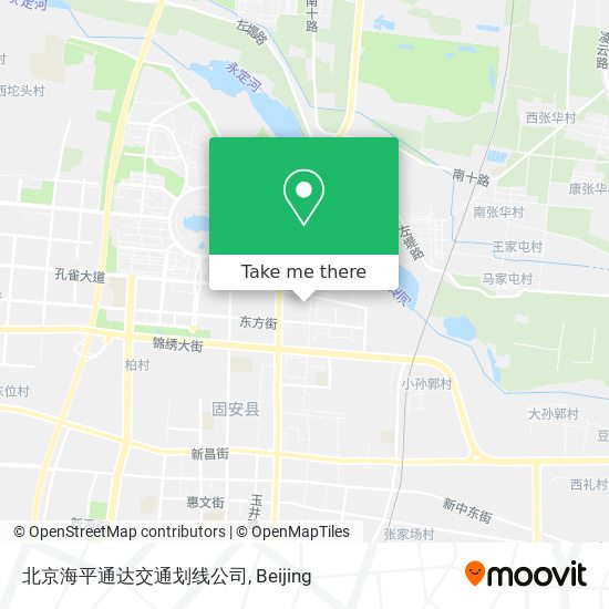 北京海平通达交通划线公司 map