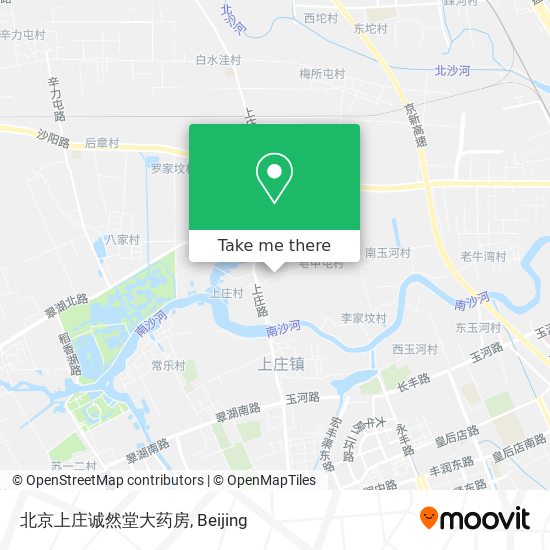 北京上庄诚然堂大药房 map