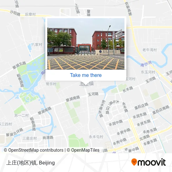 上庄(地区)镇 map